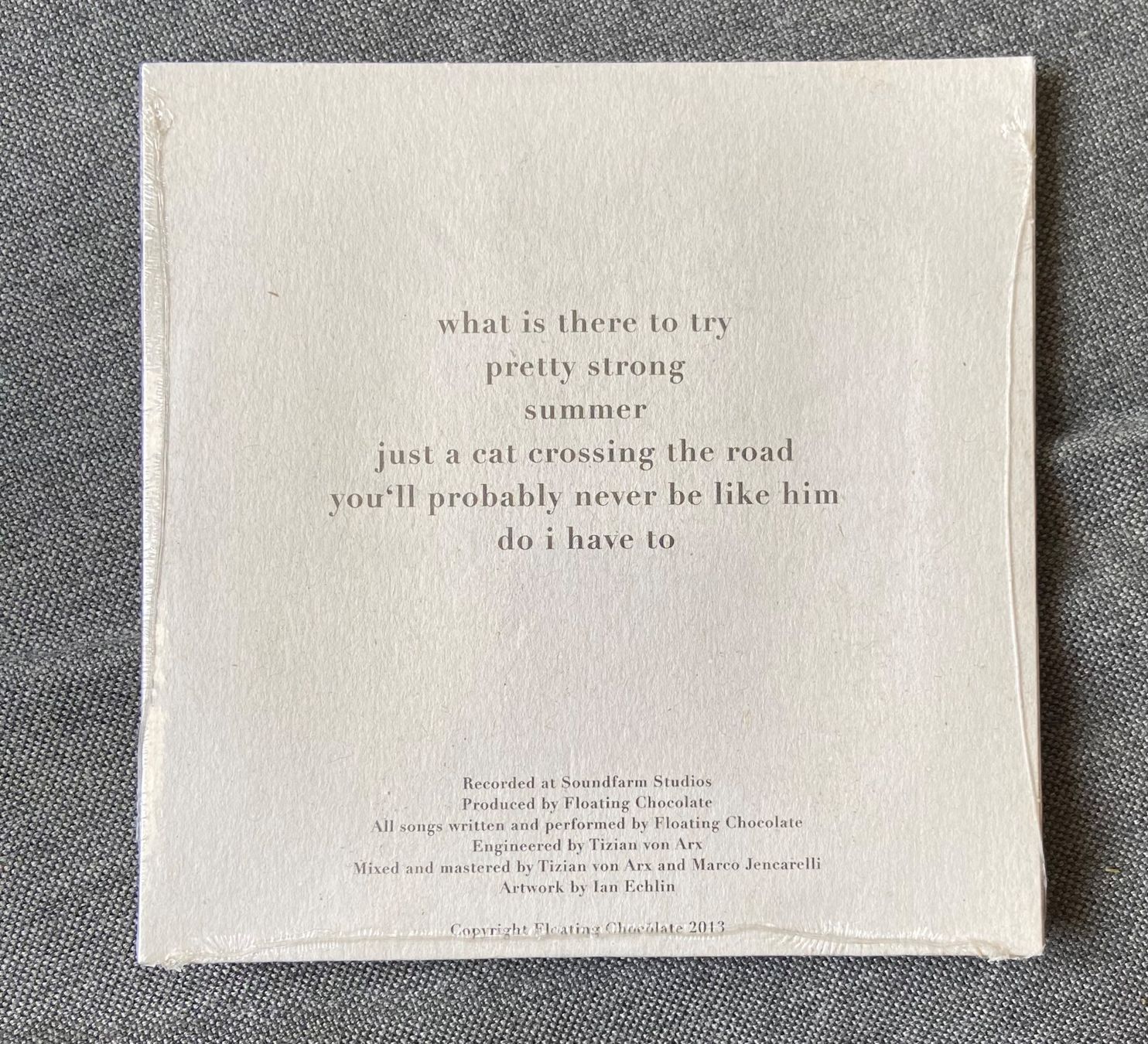 CD: Floating Chocolate – You'll Probably Never Be Like Him CD – Nuovo e nell'imballaggio originale da Luzern venduto da Lycka 1