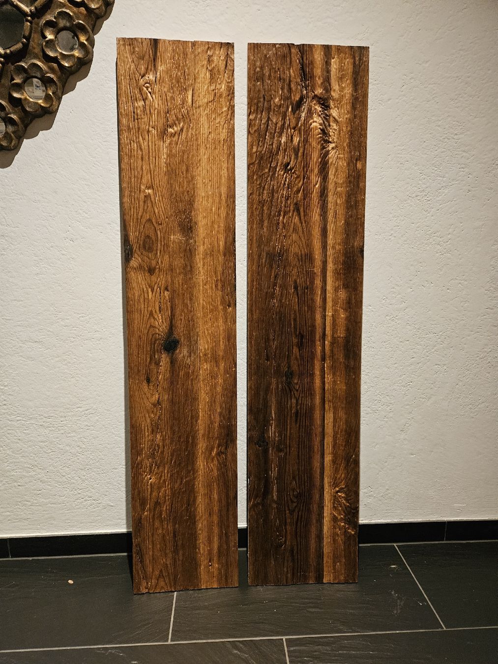 Articoli in legno: Reliefplatten Holzbrett Lärche geräuchert – Nuovo (secondo la descrizione) da Bertschikon Gossau venduto da simla09