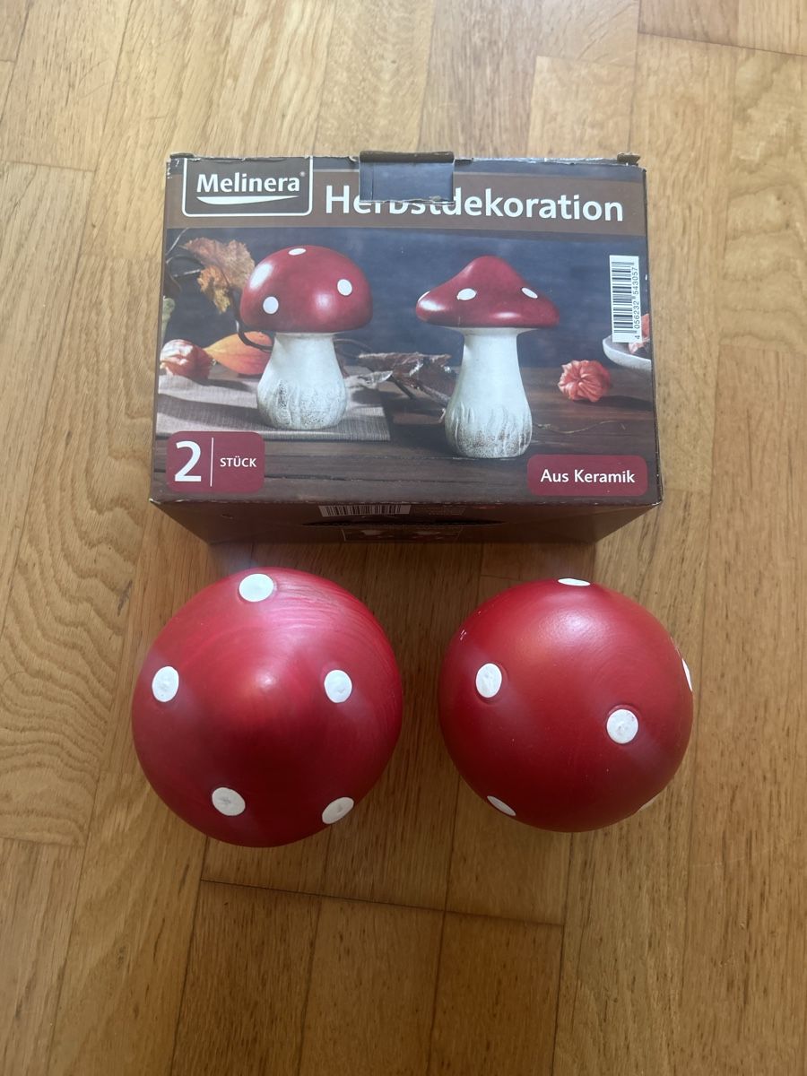 Tutte le decorazioni: Champignons décoratifs, lot de 2, comme neuf! – Nuovo (secondo la descrizione) da St-Prex venduto da mar_f6t6 1