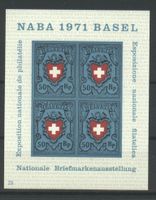 1971, Nationale Briefmarkenausstellung Basel (NABA) Nr.23 **
