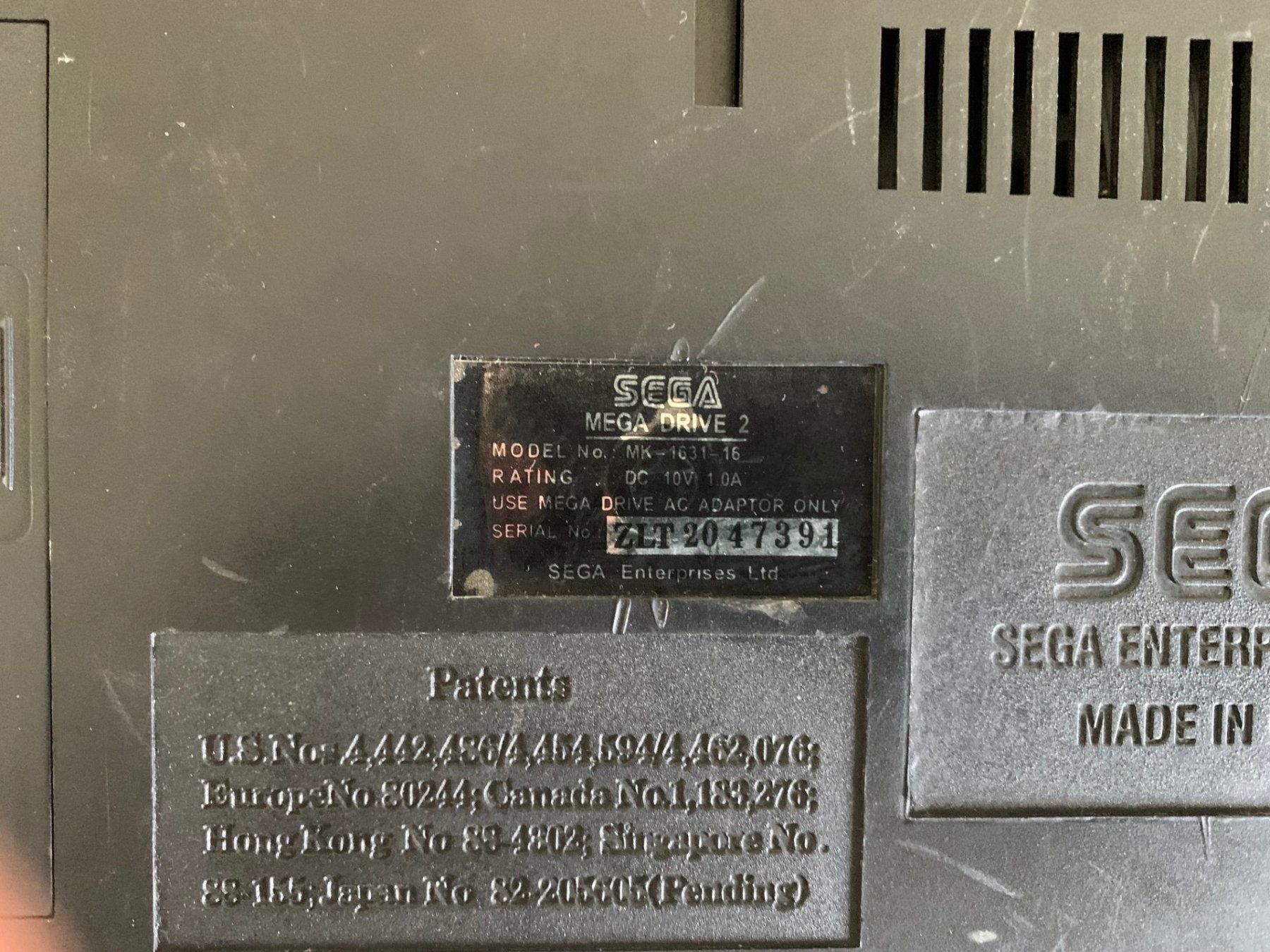 Sega Console: Sega Mega Drive 2 Konsole mit Controller 16BIT – Difettoso da Emmen venduto da newdeal1970 3