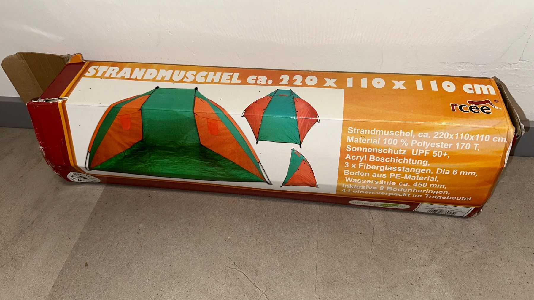 Tende : Strandmuschel, Sonnenschutz, Windschutz – Usato da Schönenbuch venduto da marisli80