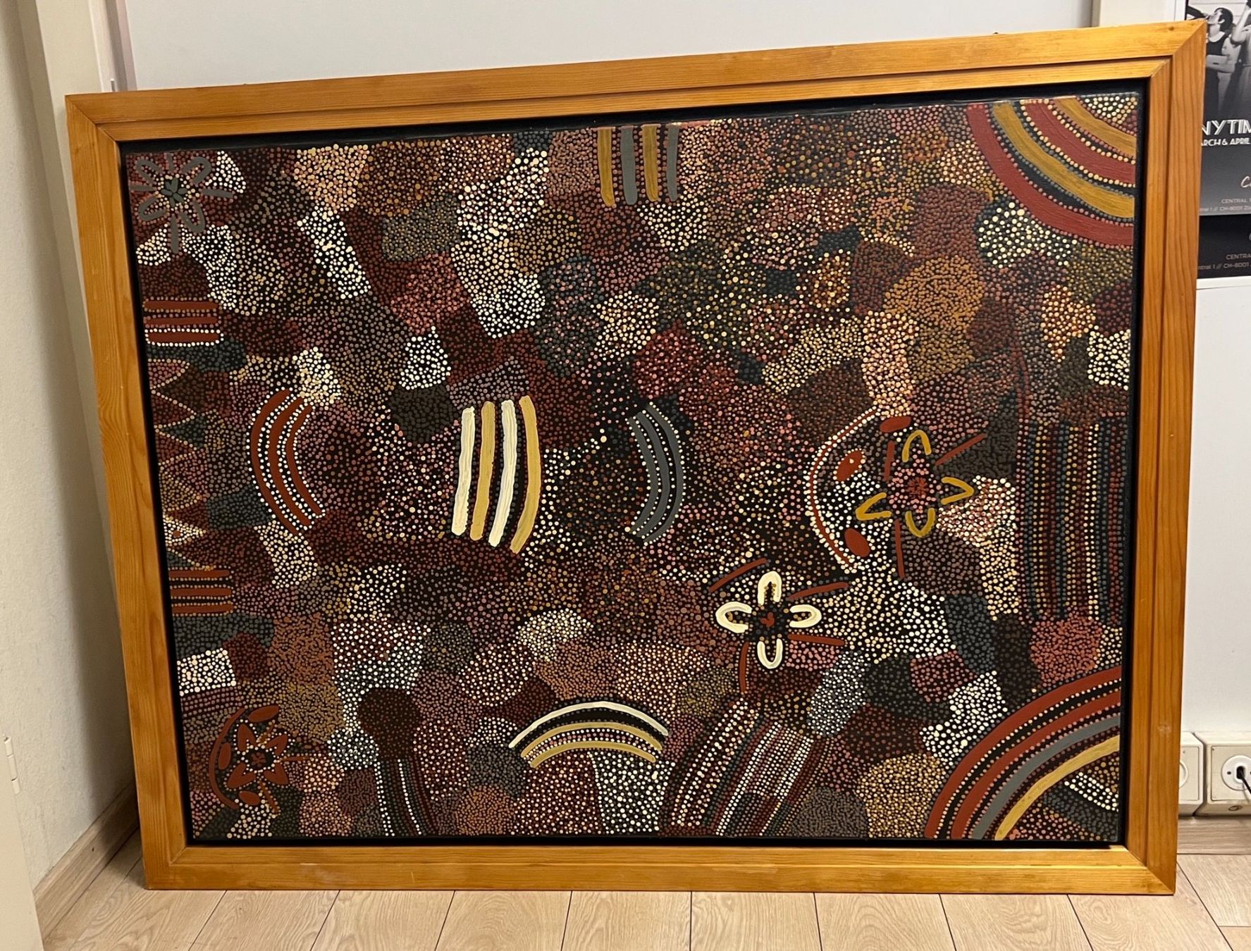 Dipinti: Wunderschönes Dot-Painting der australischen Aboriginis – Usato da Zürich venduto da susanna09