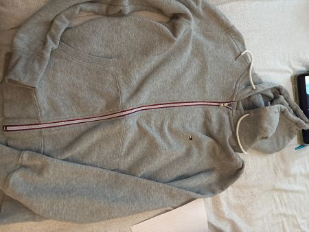 Tommy Hilfiger Kapuzejacke Gr. S Grau Fit