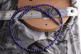 Lapis  4mm    Strang   –Edelsteinstube Rausverkauf
