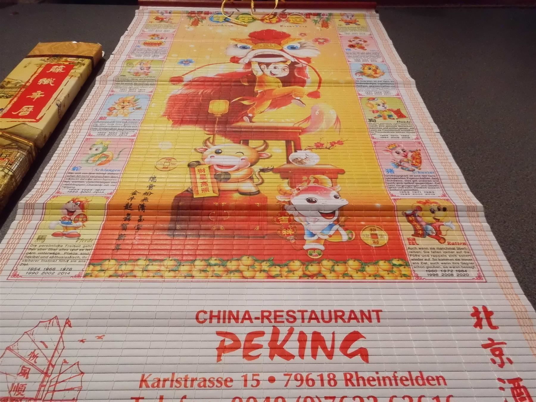 Kalender: Chinesischer Kalender, China Restaurant – Gebraucht aus Zürich von abraxas1291 1