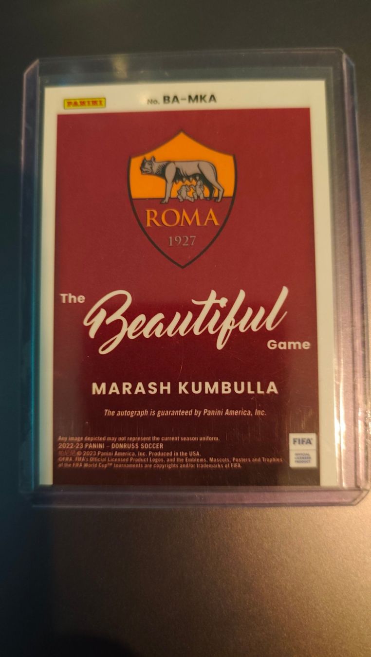 Panini Carte collezionabili: Panini Donruss 22/23 Marash Kumbulla mit Autogramm – Usato da St. Gallen venduto da RudyundFloydCards 1