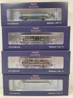 Liliput L260122 4er Set BLS Autotransportwagen Nr. 3, NEU