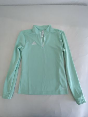 Adidas Langarm mintgrün mit Reissverschluss Grösse S
