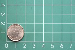 währung nederlanden 25 cent 1955