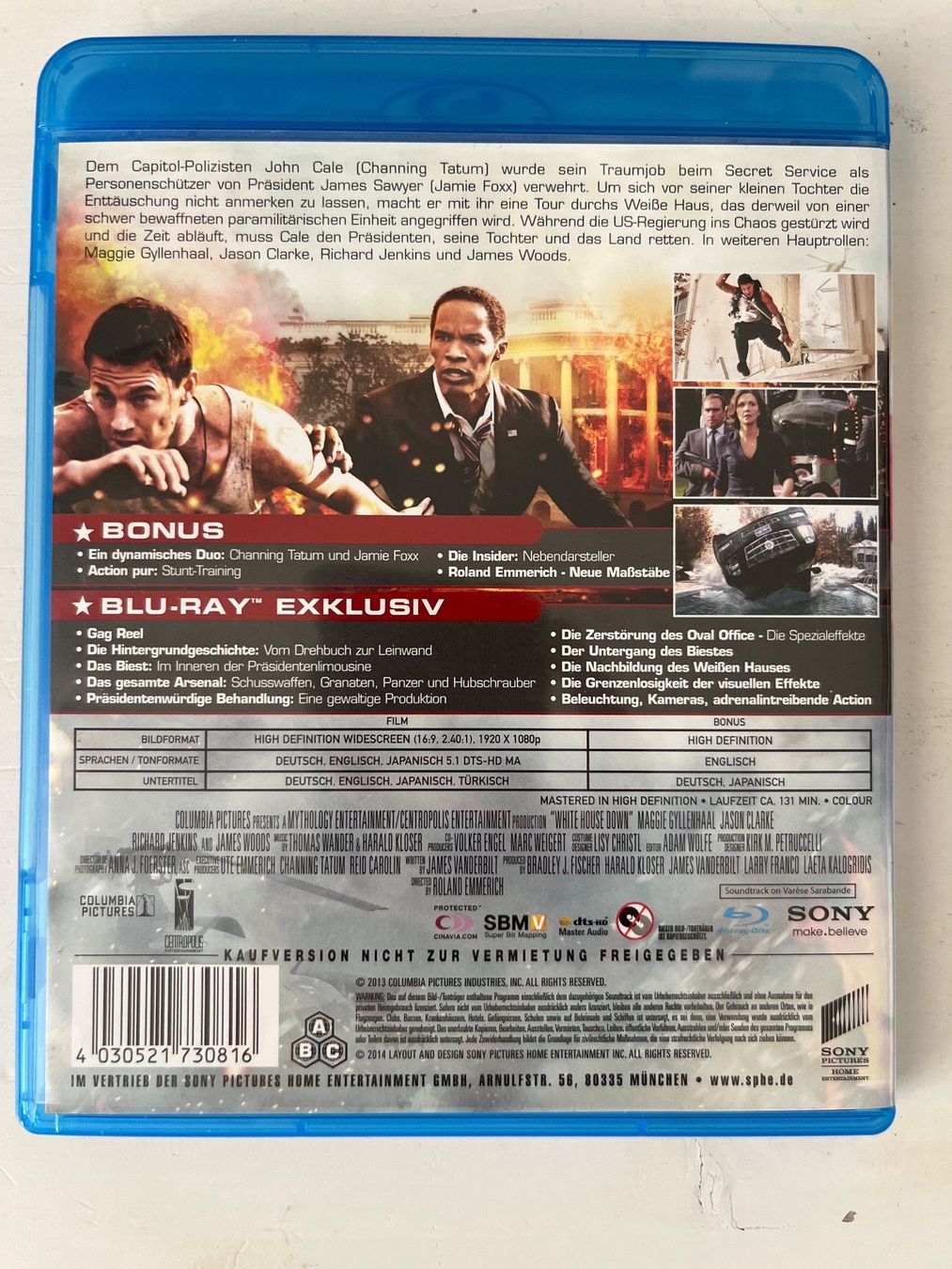 Tutti i DVDs: White House Down (2013), Blu-ray – Nuovo (secondo la descrizione) da Sierre venduto da black.box 1