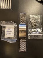 Omega Planet Ocean Shark Band mit Feinadjustment 22mm orig.