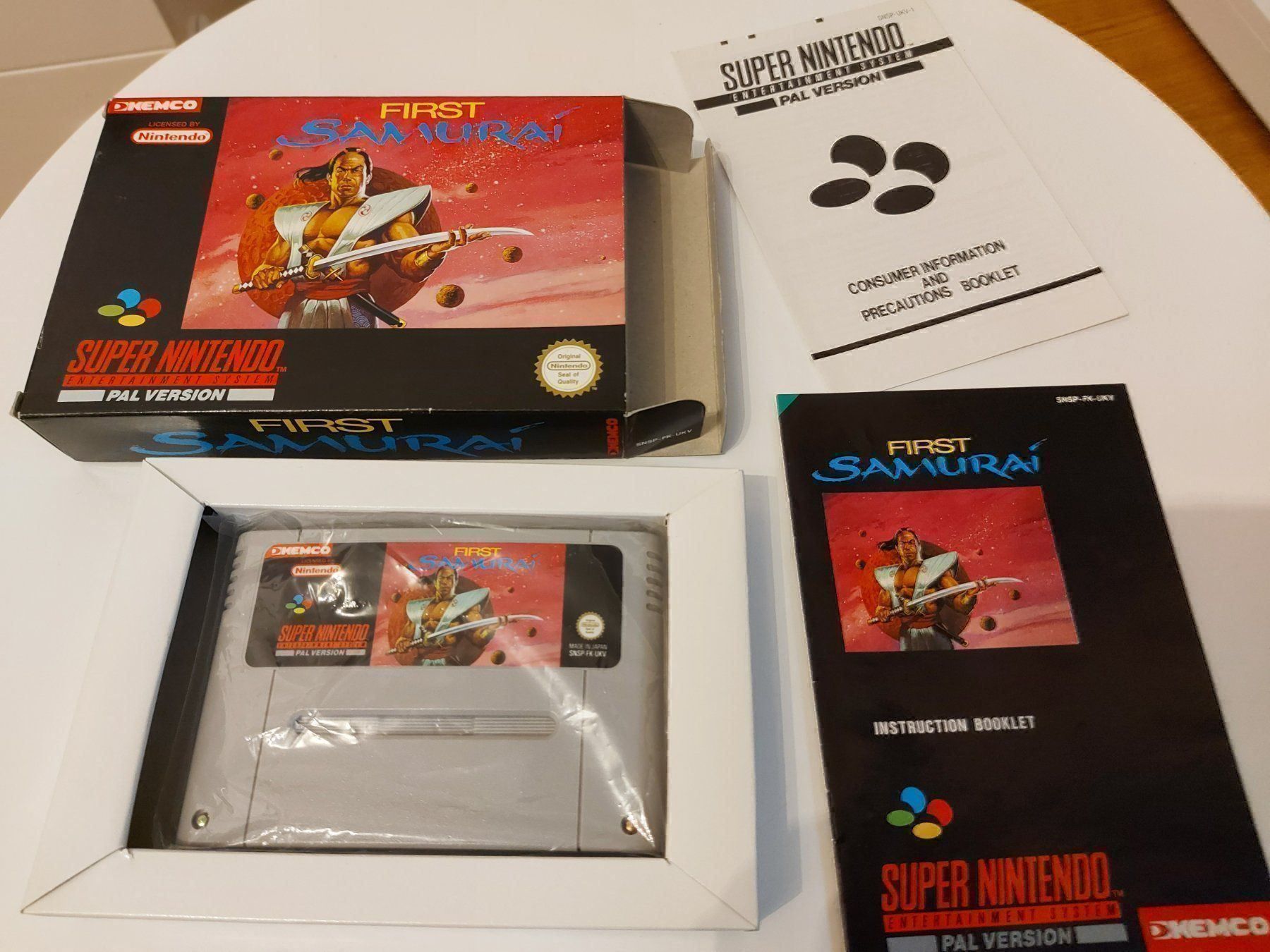 Nintendo Giochi: First Samurai Super Nintendo SNES OVP – Usato da Aarau venduto da Kaesekuchen2000 1
