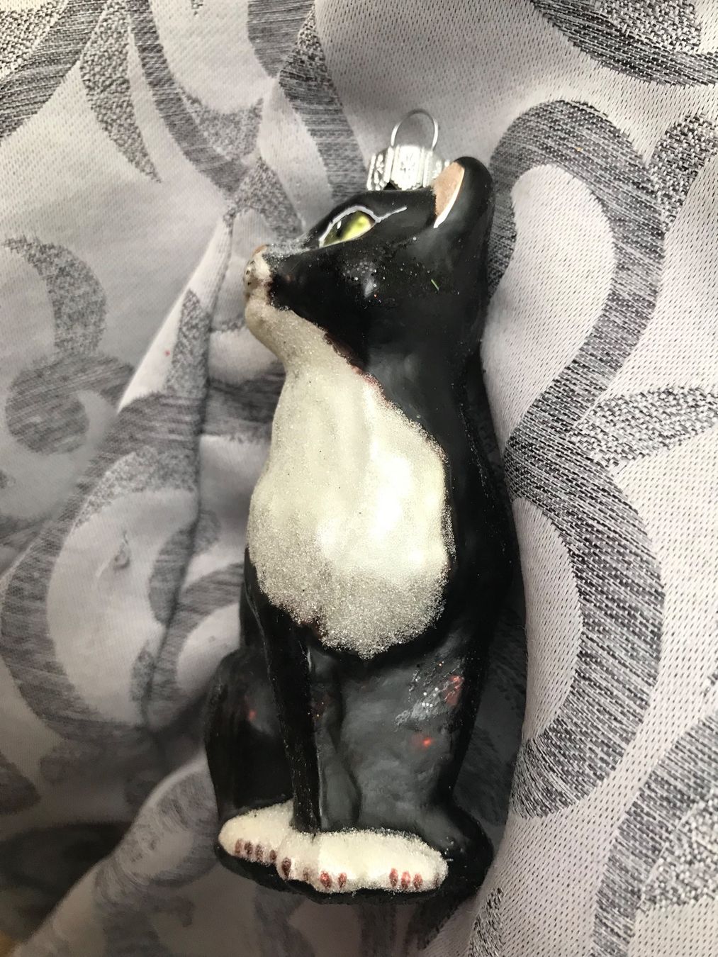 Tutte le decorazioni: Sitzende Katze schwarz Christbaumschmuck – Nuovo e nell'imballaggio originale da Alpnach Dorf venduto da marvo 5