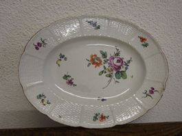 Fayence Keramik Servierplatte
