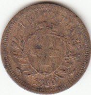 1 Rappen 1850 s