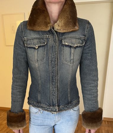 Dolce&Gabbana Jeansjacke gefüttert, Gr. M