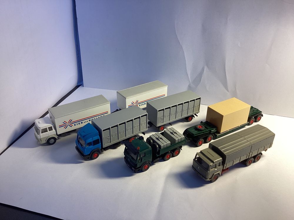 Siku V126 & V175 - Camions Hanomag Et Magirus Mullwagen - Occasion - Échelle 1:26