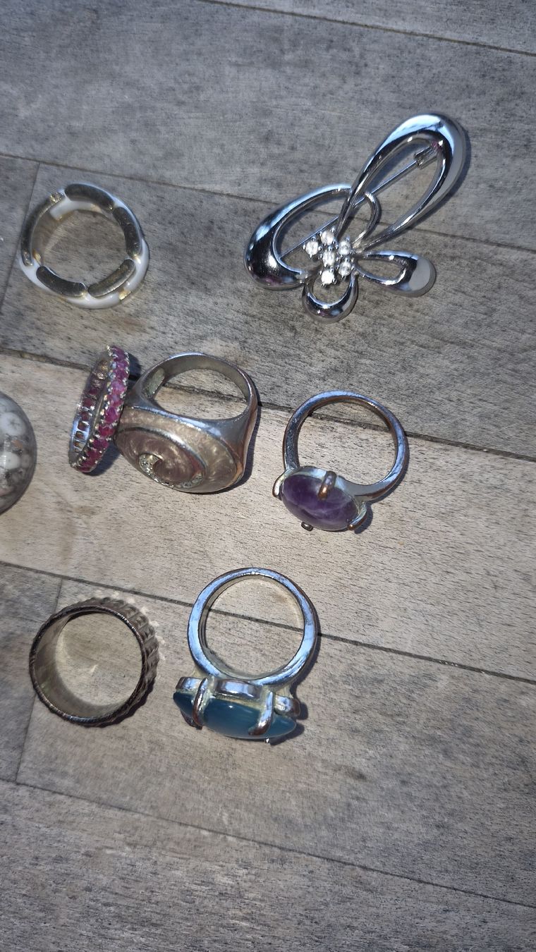 Autres bijoux: Schmuck Lot Ringe mit Steinen – D'occasion à Kölliken par Upcycling-by-Mc-TAM 5