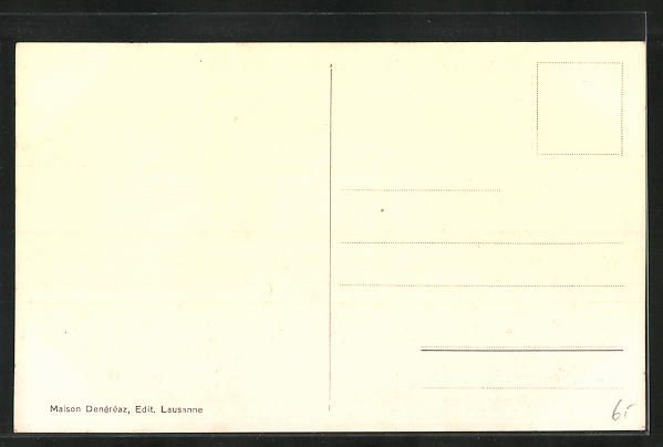 Cartoline postali: AK Lausanne, L'Ecole de Commerce – Usato da Berlin venduto da bartko-reher 1