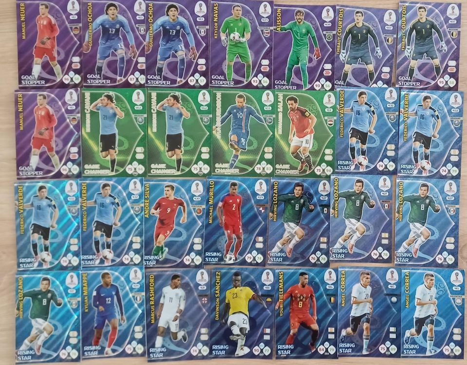 Fussballkarten 65 Stück Panini WM 2018 | Kaufen auf Ricardo