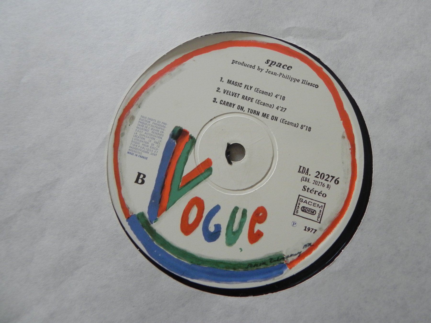 Dischi in vinile: LP Frankreich Disco Electro Pop Space 1977 Magic fly – Usato da Siebnen venduto da krimsie 5