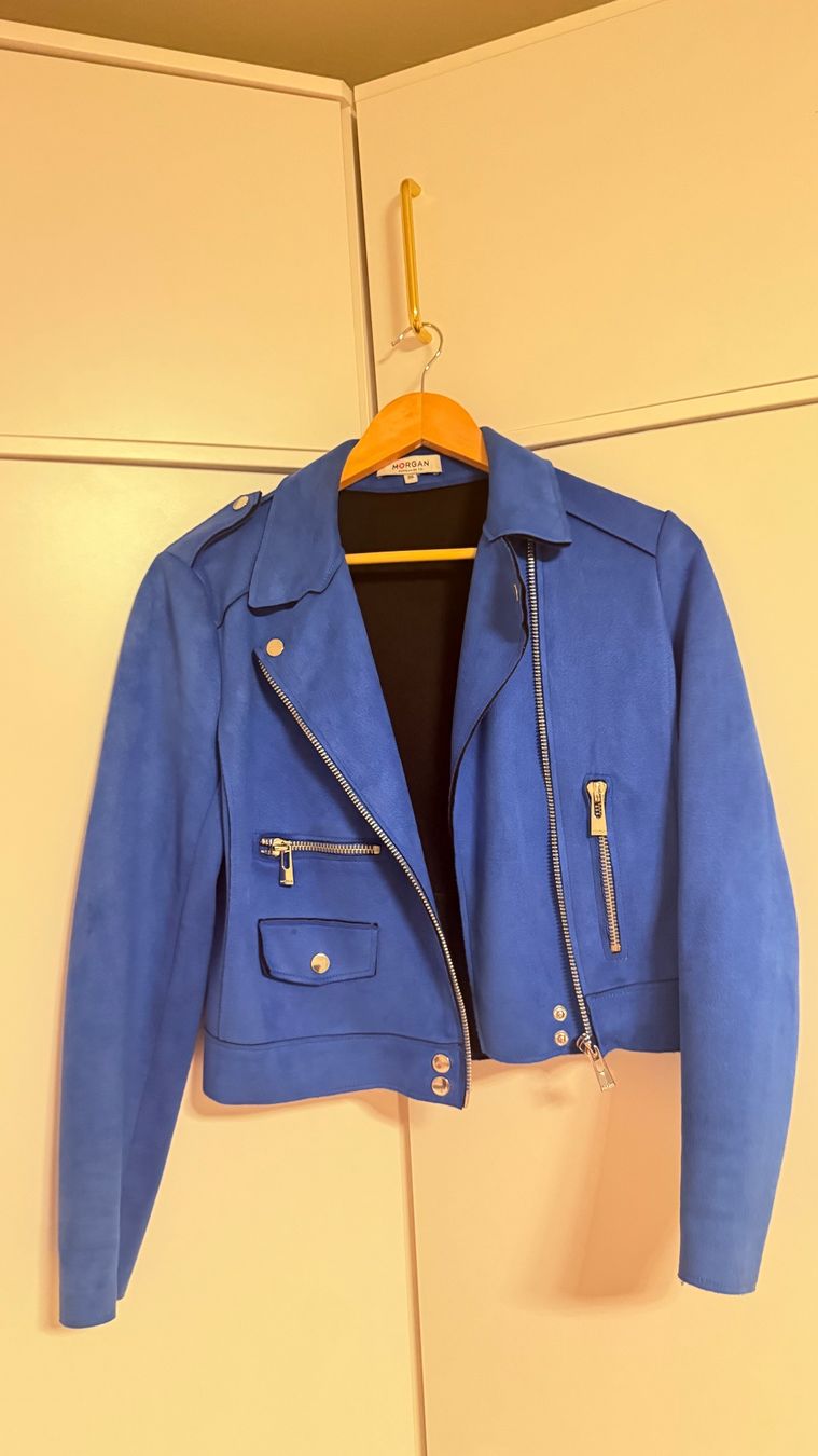 Morgan Giacche: Damen Jacke Blau Grösse 36 neuwertig – Usato da Grenchen venduto da Raluca29
