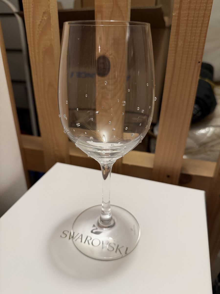 Swarovski Bicchieri: Swarovski Weinglas-Set mit 2 Stück – Nuovo e nell'imballaggio originale da Zürich venduto da burbujita257 2