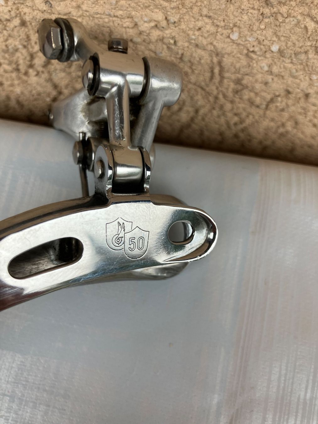 Campagnolo Pezzi di ricambio: Campagnolo 50th Anniversary Umwerfer – Usato da Trimbach venduto da cendira 1