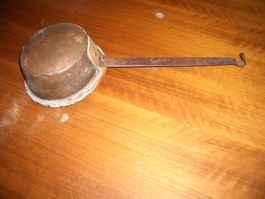 Kupferkelle Antik gebraucht guter Zustand