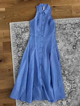 Mango Leinen-Baumwolle Kleid