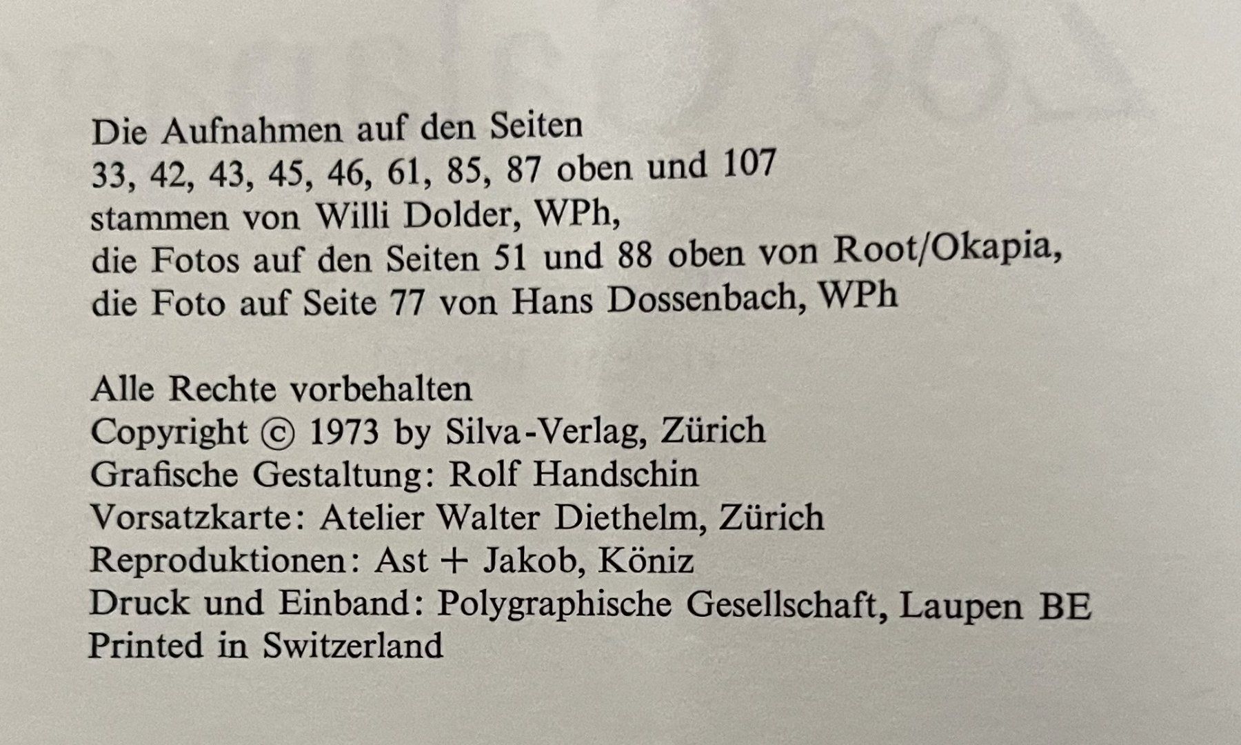 Libri: Silva Verlag, Zoo Galapagos, 1973 – Usato da Oftringen venduto da Vucki 3