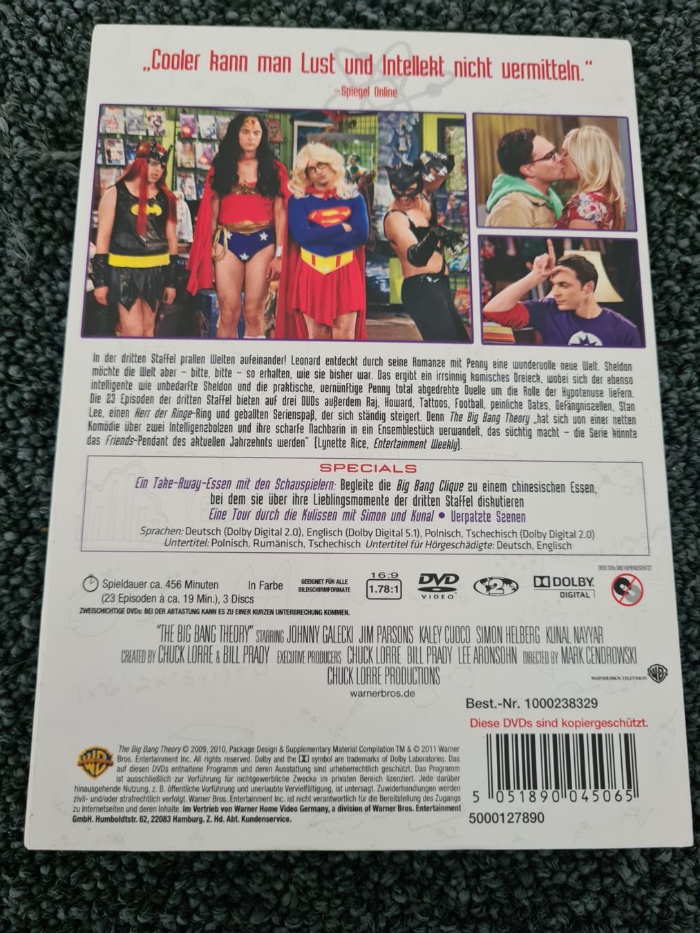 Tutti i DVDs: THE BIG BANG THEORY STAFFEL 3 – Usato da Ruswil venduto da jan_bxl5 1