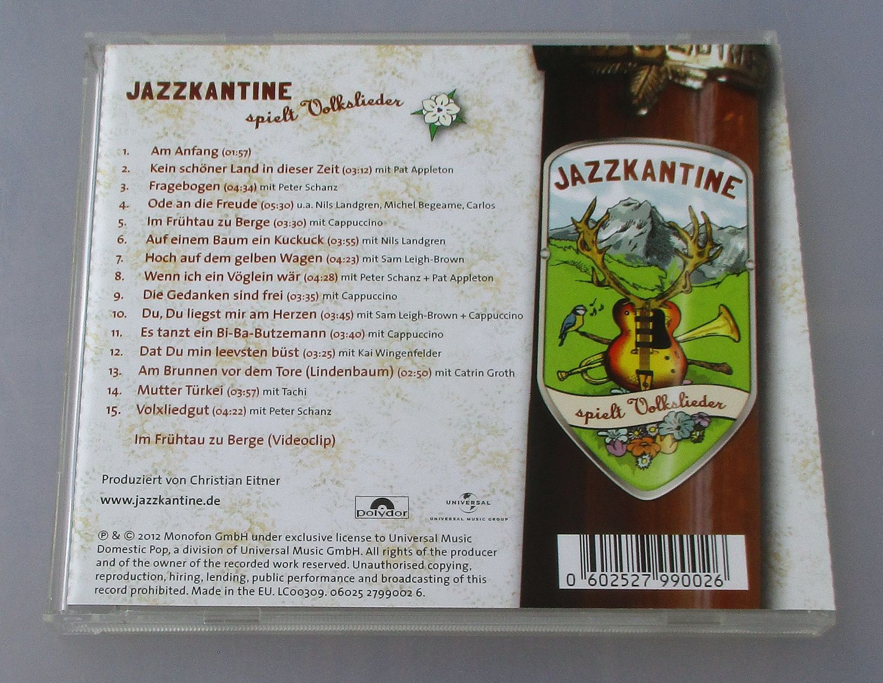 CDs: JAZZKANTINE - Spielt Volkslieder – D'occasion à Wattwil par Muriel11 1