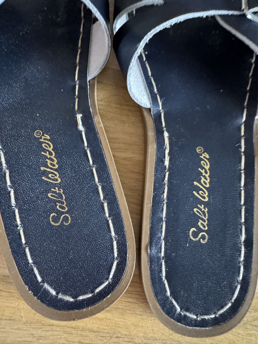Salt-Water Damenschuhe: Saltwater Slides dunkelblau – Neu (gemäss Beschreibung) aus Basel von Glamourpourtoi 4