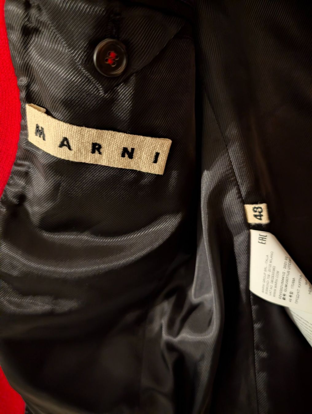 Marni Jacken: Marni Compact Sweatshirt Blazer, Gr. 48 – Neu (gemäss Beschreibung) aus Binz von gre_8rmh 6