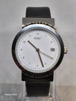 WMC Herrenuhr, weiß, mit Datumsanzeige, neu