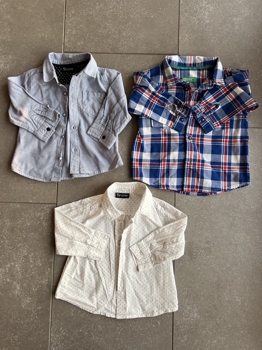 Camicie, T-shirt & Polo: Boys shirts, Brums and Benetton – Usato da Mendrisio venduto da gun_8gcm