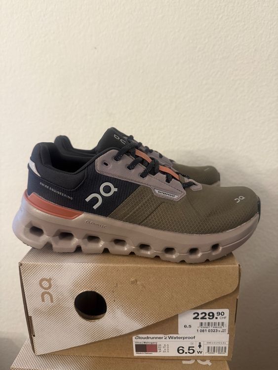 On Scarpe da donna: On Cloudrunner Waterproof Gr 37.5 Neu – Nuovo e nell'imballaggio originale da Zürich venduto da Herbion1 4