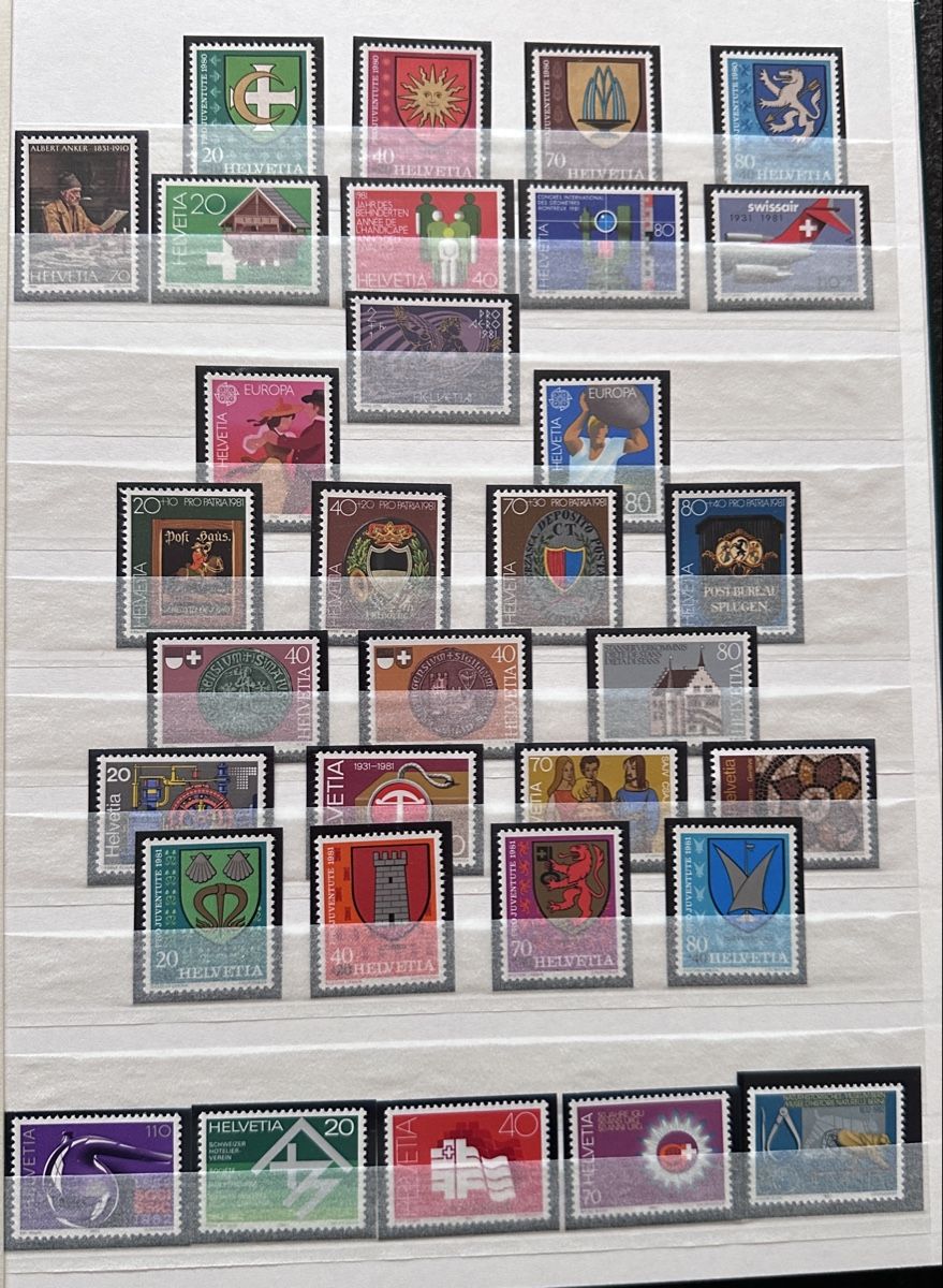 Tutti i francobolli: Schweizer Briefmarken - neu – Nuovo e nell'imballaggio originale da Volketswil venduto da tgdegma5 2