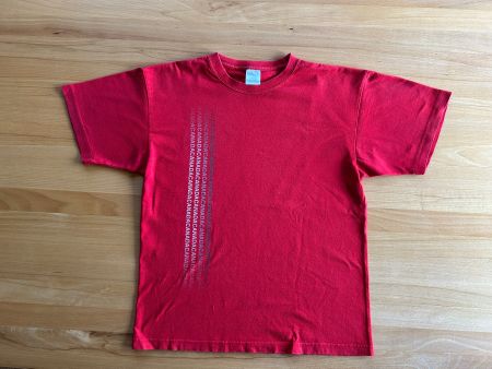 Rotes Herren T-Shirt Grösse M