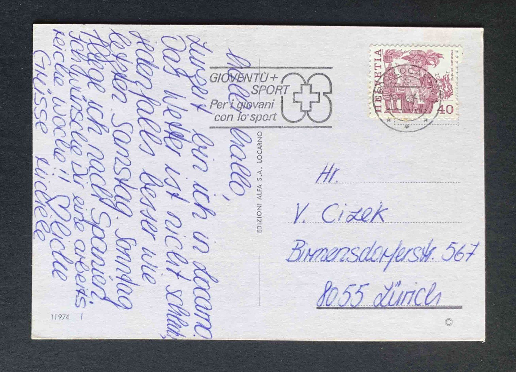 Cartes postales: AK LOCARNO DI NOTTE – D'occasion à Goldau par artelier1 1
