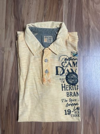 Herren Polo Shirt Camp David gelb