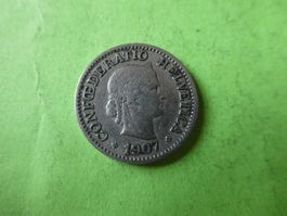 Schweiz 1907, 10 Rappen
