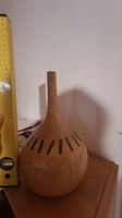 l'art  vase en bois  style grecque , années 60s