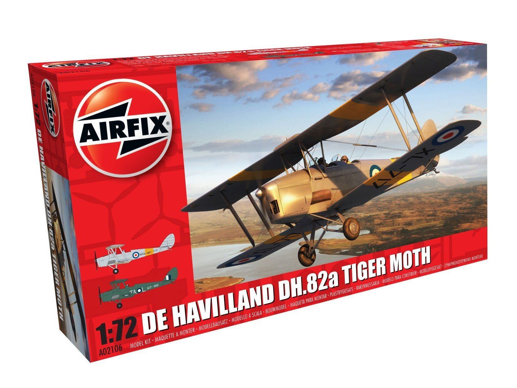 Baukästen: Airfix Bausatz de Havilland Tiger Moth - A02106A – Neu und originalverpackt aus Entlebuch von Hebu