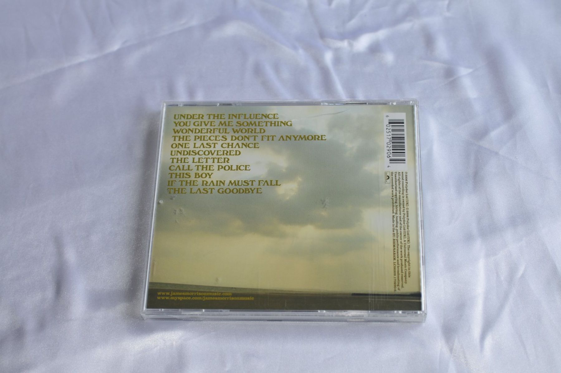 CD: CD James Morrison – Usato da Meiringen venduto da irie07 1