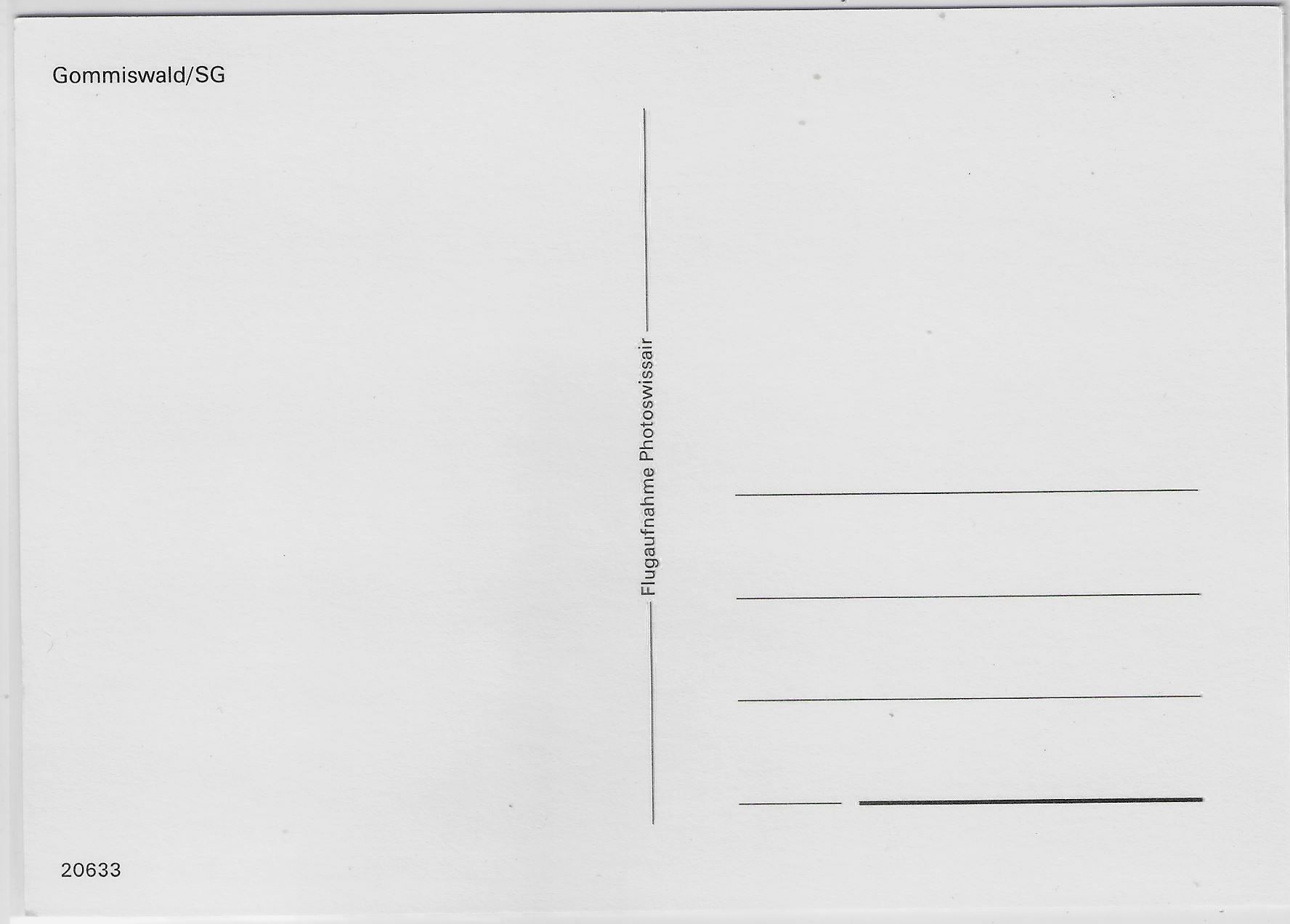 Cartoline postali: Flugaufnahme Kirche Gommiswald – Antico da Ettingen venduto da Kartenplanet 1