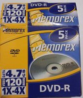 Memorex DVD-R 5er Pack 1X-4X 4.7 GB 