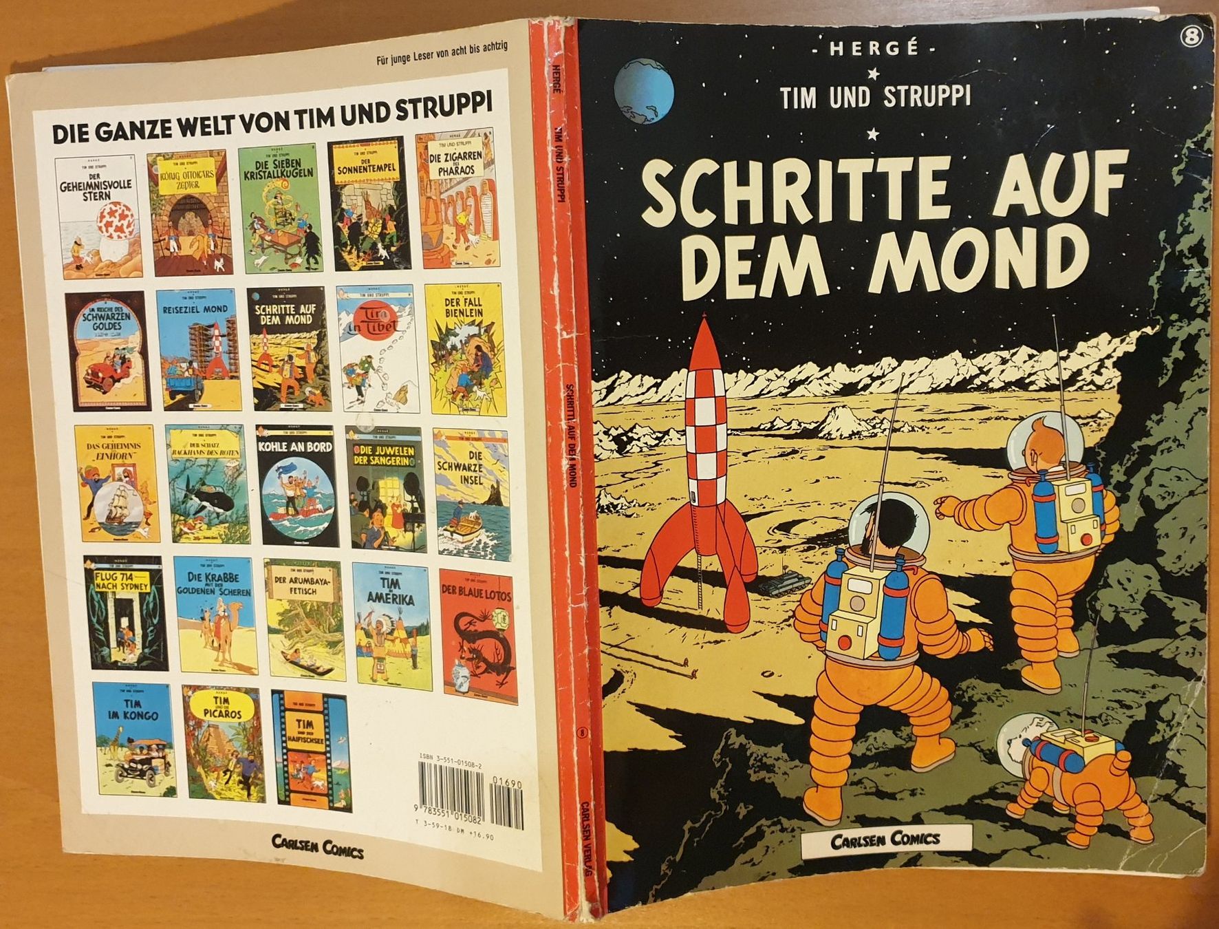 Fumetti: Tim und Struppi - Schritte Auf Dem Mond – Usato da Münchenstein venduto da Xoximilko